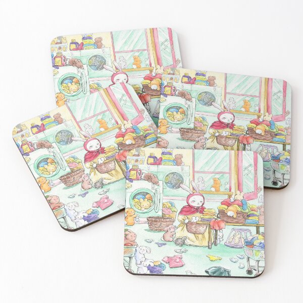 Item preview, Laundry day for the Bunnies designed and sold by Megpieflyaway.