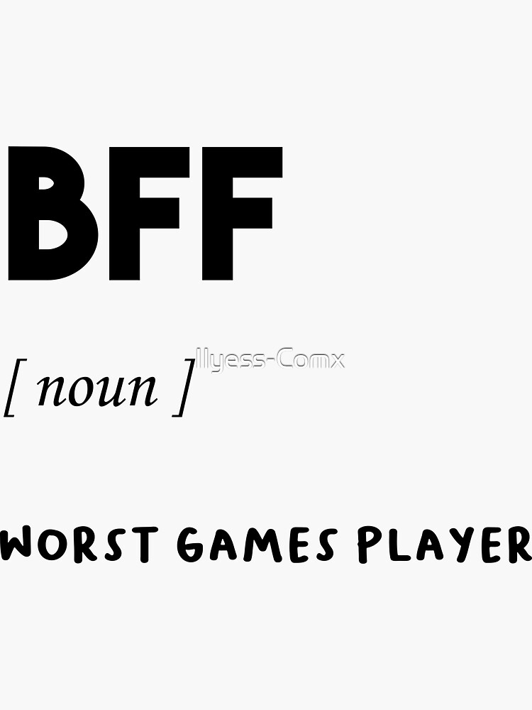 "BSF or BFF , funny TShirt gift ideas for best friend ,Black and white