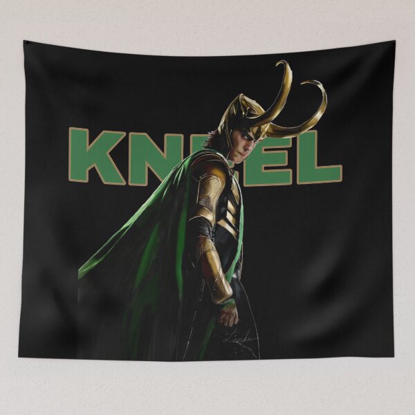 Item preview, Kneel Loki designed and sold by Myheartofworship.