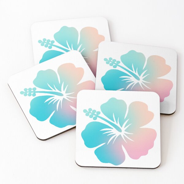Item preview, Coconut Girl Ocean College Dorm Aesthetic : Gradient Hibiscus Flower designed and sold by GhostLonging.