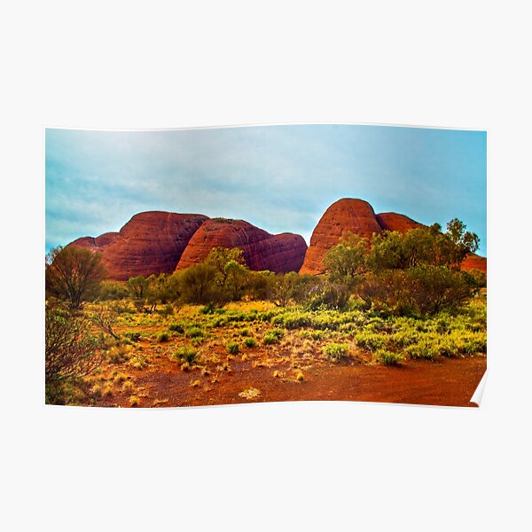 The Olgas, Ayers Rock Australia Poster