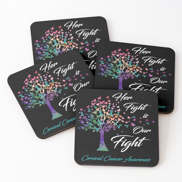 Item preview, Her Fight Is Our Fight Cervical Cancer Awareness designed and sold by Gillosina.