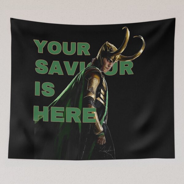 Item preview, Your Saviour is Here Loki designed and sold by Myheartofworship.