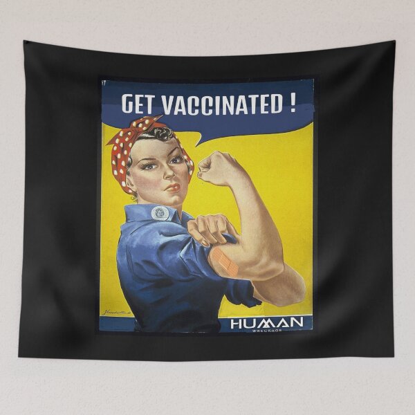 Item preview, Get vaccinated! designed and sold by HumanwreckageRB.