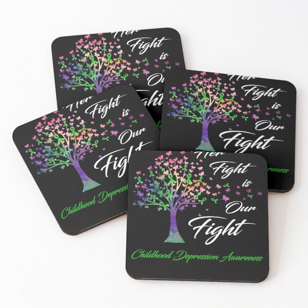 Item preview, Her Fight Is Our Fight Childhood Depression Awareness designed and sold by Gillosina.