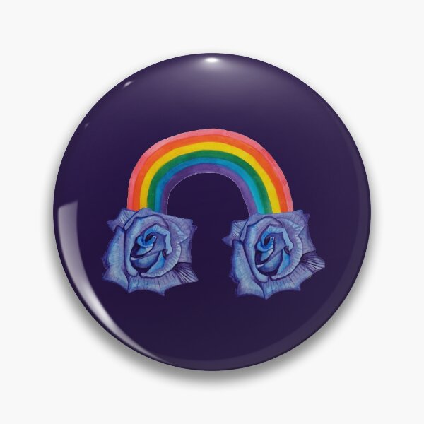 Item preview, Violet rose with rainbow and clouds designed and sold by susserain.