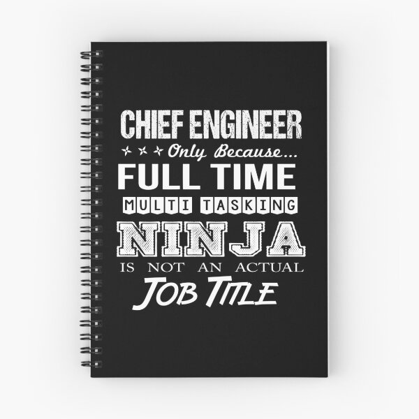 Item preview, Chief Engineer T Shirt - Multitasking Ninja Job Gift Item Tee designed and sold by enstacee75.