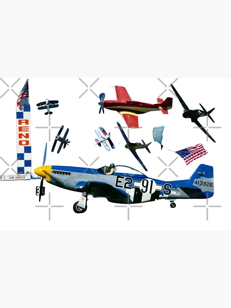 "Reno Air Races Where the Fun Begins " Sticker for Sale by
