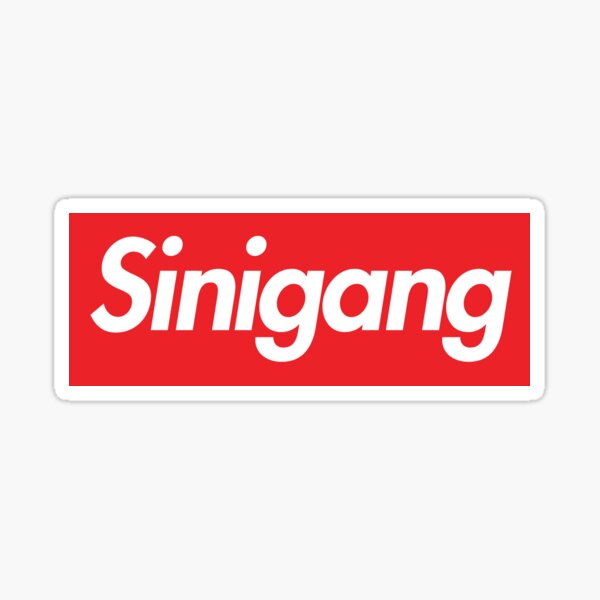Sinigang Box Logo Sticker