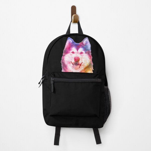 Item preview, Siberian Husky Dog Lover Portrait Watercolor Husky designed and sold by alaechamlal.