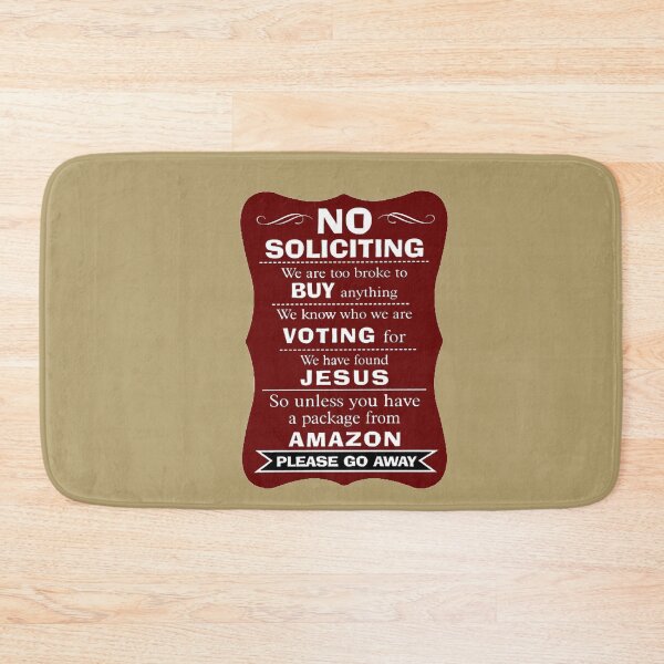Item preview, NO SOLICITING designed and sold by THE AMERICAN TEEVANGELIST.