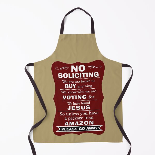 Item preview, NO SOLICITING designed and sold by THE AMERICAN TEEVANGELIST.