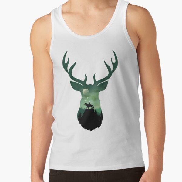 Item preview, Arthur Morgan Deer/Stag Landscape designed and sold by Calamitysong.