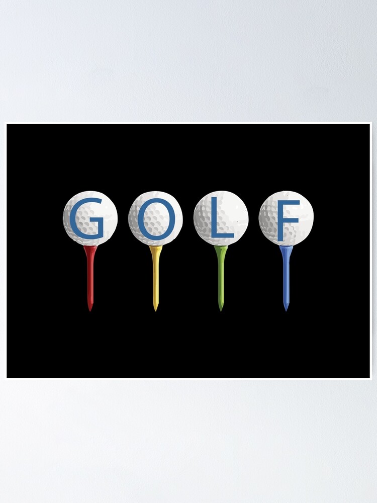 "GOLF British Open Championship Tee Times" Poster for Sale by