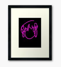 Scott Pilgrim VS the World - Have you seen a girl with hair like this...Ramona Flowers PINK Framed Print