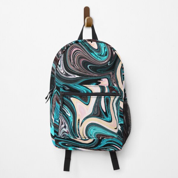 Artikelvorschau, Brown & Turquoise Abstract Marble entworfen und verkauft von Flydea.