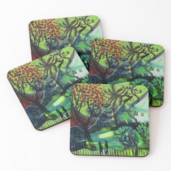 Item preview, red flower tree designed and sold by glennbrady.