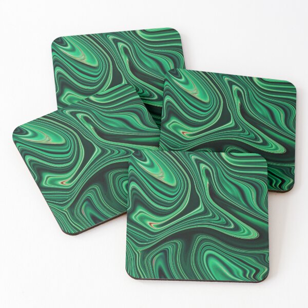 Item preview, Dark Green Abstract Liquid designed and sold by Flydea.
