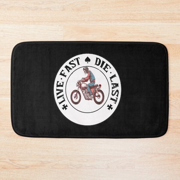 Item preview, live fast die last motorcycle helmet sticker designed and sold by hotifroti.