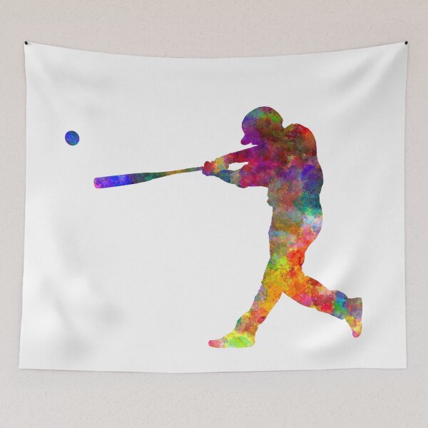 Item preview, Baseball player hitting a ball designed and sold by paulrommer.