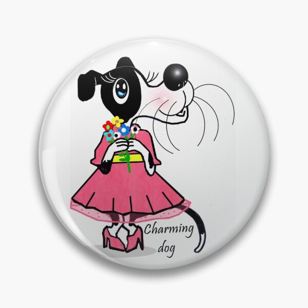 Item preview, Charming dog  designed and sold by Shirley cute art .