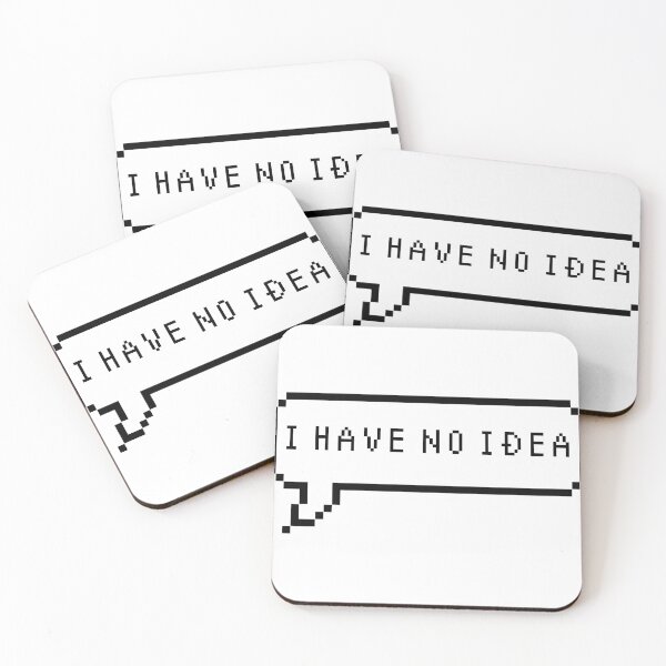 Item preview, I Have No Idea designed and sold by quirky-artistry.