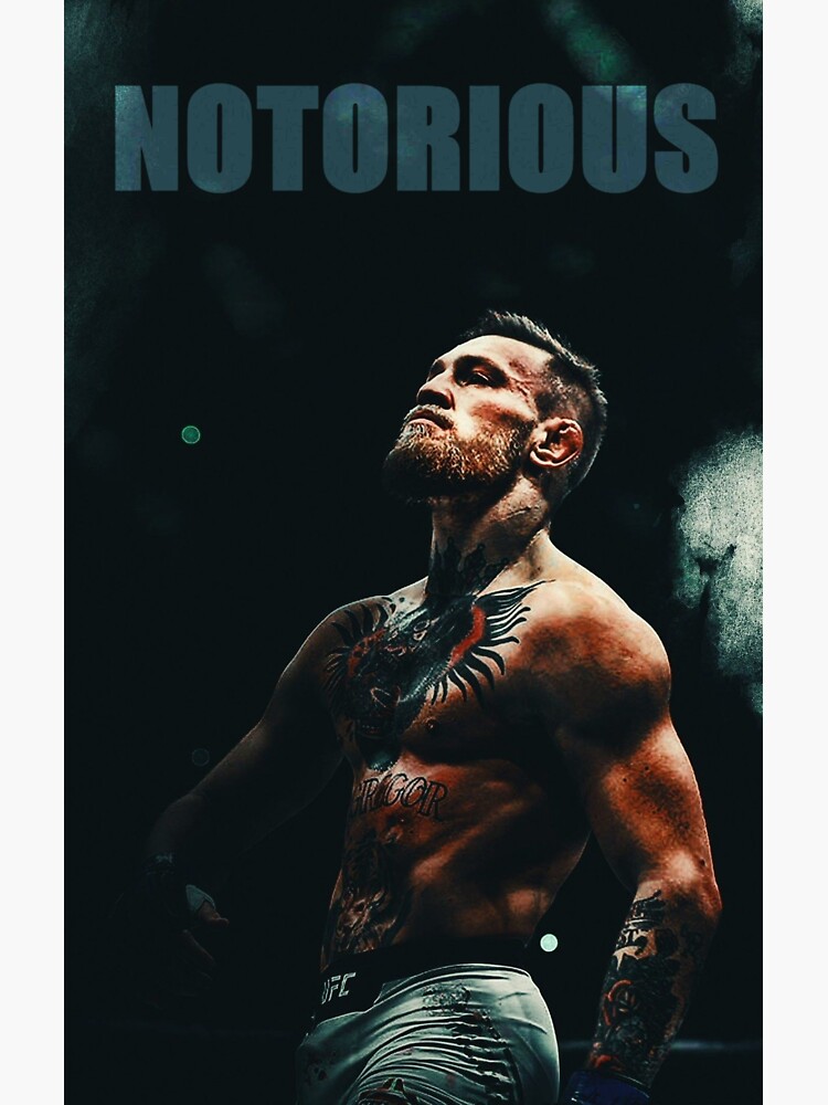 "'Notorious' Conor McGregor " Sticker For Sale By Stproducts | Redbubble