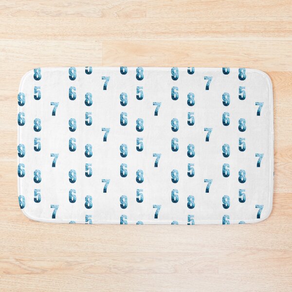 Item preview, Ocean Waves Numbers Sticker Pack (5, 6, 7, 8, 9) designed and sold by LiveAndGlow.