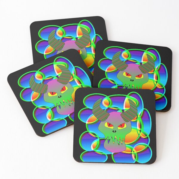 Item preview, Psychedelic Demon (no text) designed and sold by Obzart.