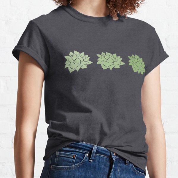 Three Succulents Classic T-Shirt
