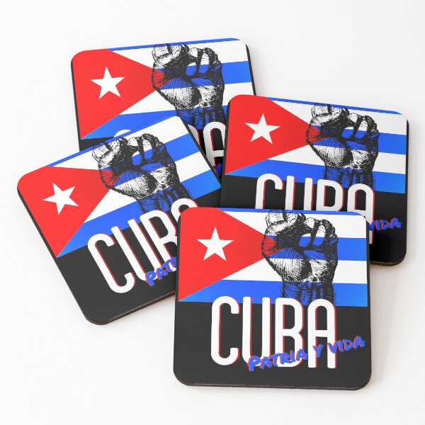 Item preview, Cuba, Patria Y Vida Cuba Flag vintage retro  designed and sold by hasondx.