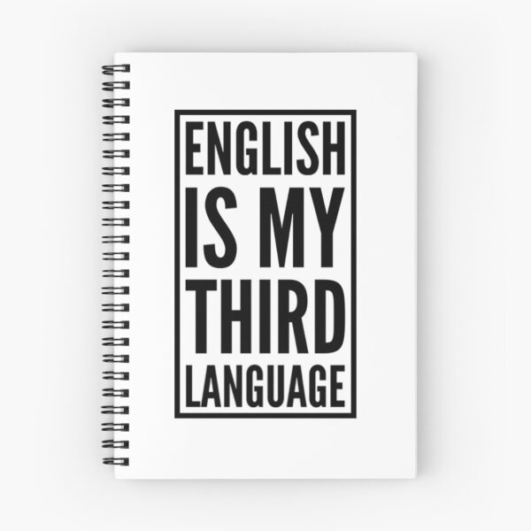 Item preview, Funny English is my Third Language designed and sold by MimsTees.