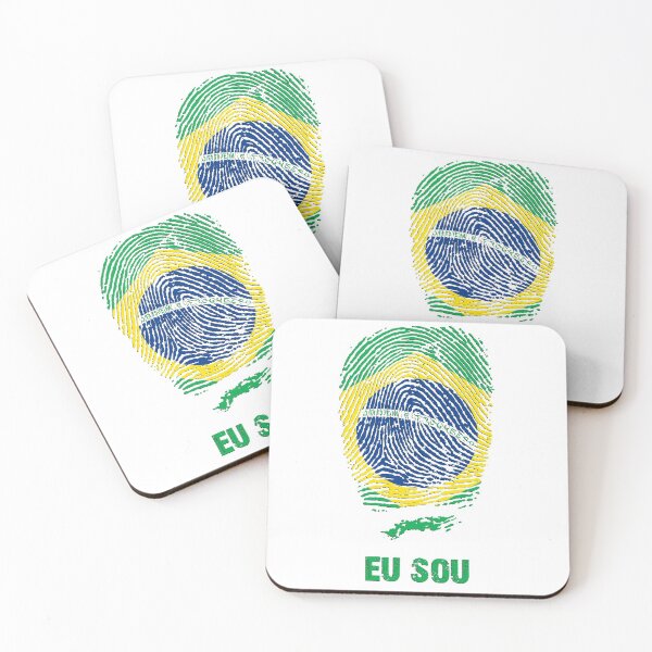 Item preview, Brazil Flag Fingerprint  designed and sold by zeautees.