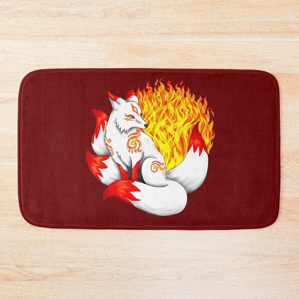 Item preview, Fox Kitsune with Red Foxfire designed and sold by Lady-Lilac.