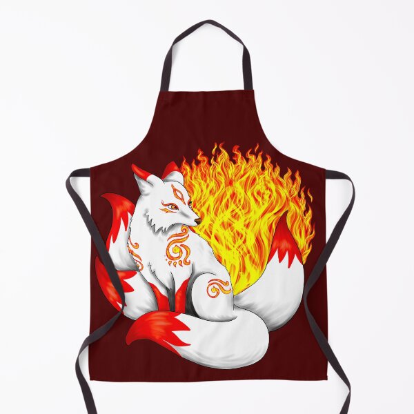 Item preview, Fox Kitsune with Red Foxfire designed and sold by Lady-Lilac.