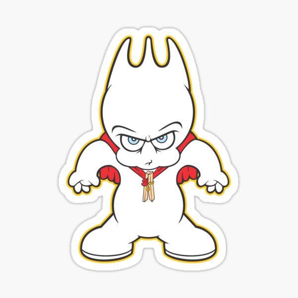 Sporky Action Figure Sticker