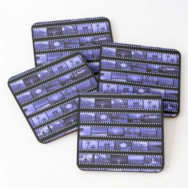 Item preview, Filmstrip Collage of Hawaii in Blue designed and sold by Mount-Molehill.