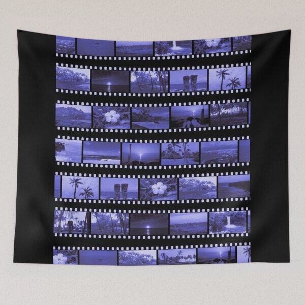 Item preview, Filmstrip Collage of Hawaii in Blue designed and sold by Mount-Molehill.
