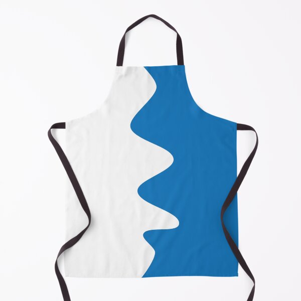 Aperçu de l'œuvre Lite bleu et blanc abstrait créée et vendue par OutLoudDesigns.