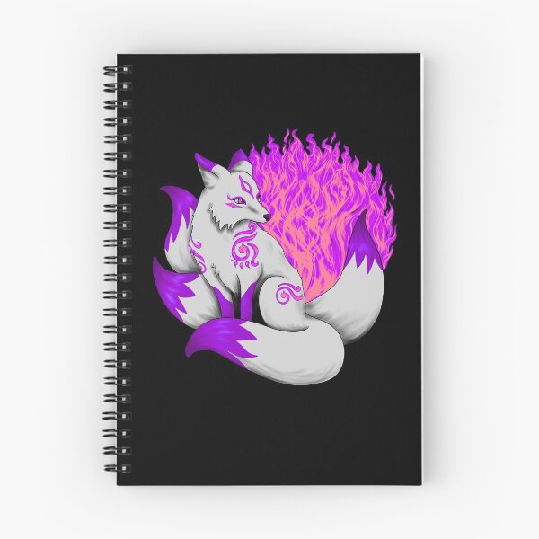 Item preview, Kitsune Fox with Pink and Purple Foxfire designed and sold by Lady-Lilac.