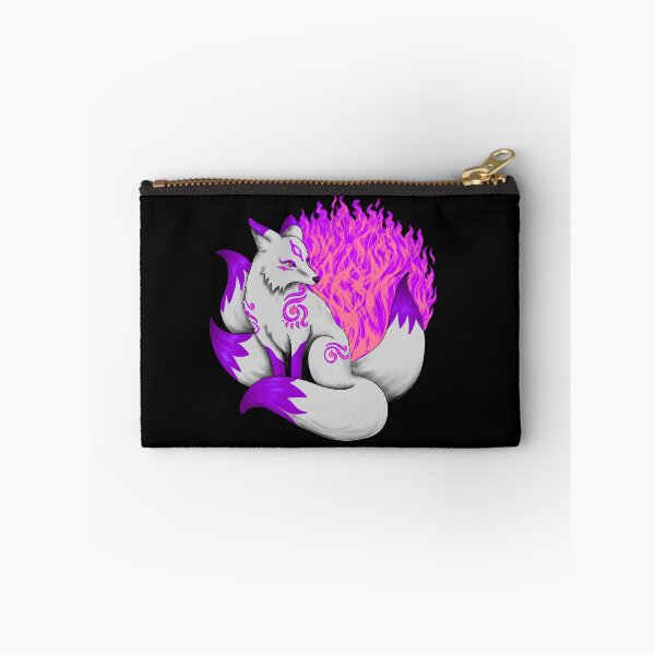 Item preview, Kitsune Fox with Pink and Purple Foxfire designed and sold by Lady-Lilac.