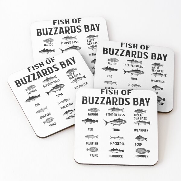 Item preview, Cape Cod Fishing Souvenir Coastal Fish Of Buzzards Bay designed and sold by funnytshirtemp.