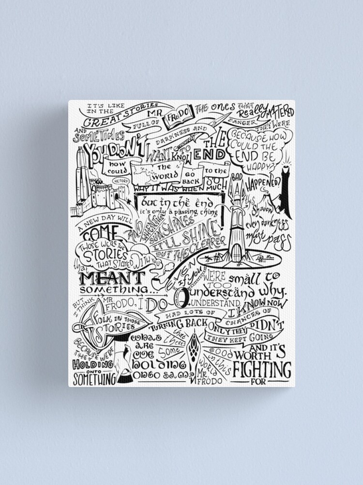 Alternate view of Sam's Speech Canvas Print