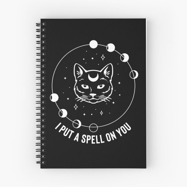Item preview, Mystical Magical Halloween Cat with moon phases  designed and sold by Gsallicat.