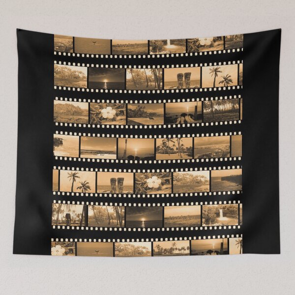 Item preview, Filmstrip Collage of Hawaii in Orange designed and sold by Mount-Molehill.