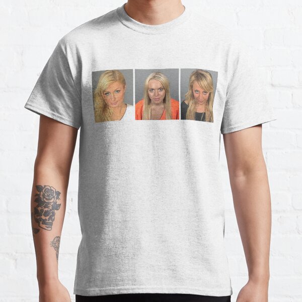 Vista previa del artículo con la obra «Lindsay, París, Nicole Mugshots», diseñado y vendido por Gia ..
