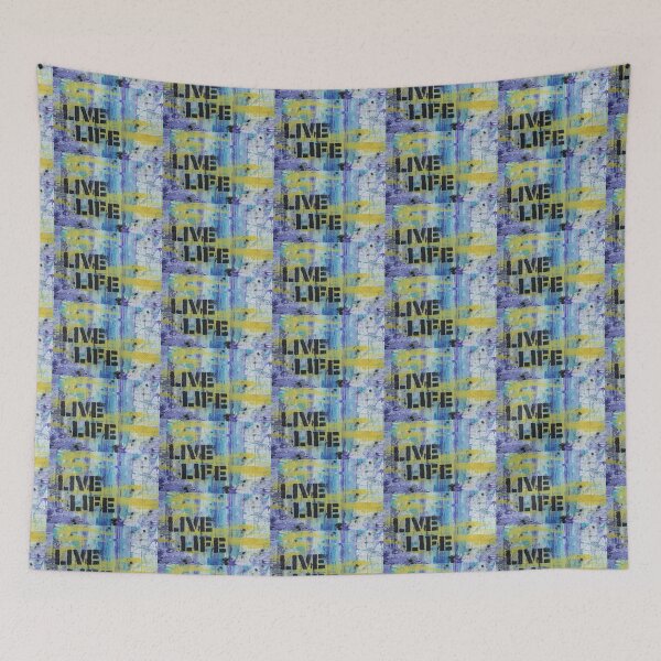 Item preview, Live Life design designed and sold by Uniquetobeshop.