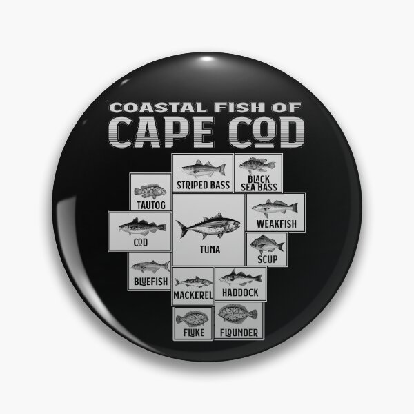 Item preview, Cape Cod Fishing Souvenir Coastal Fish Of Cape Cod designed and sold by funnytshirtemp.