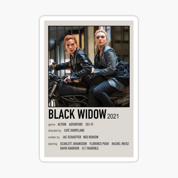 Scarlett Johansson Florence Pugh Film/TV Polaroid Sticker