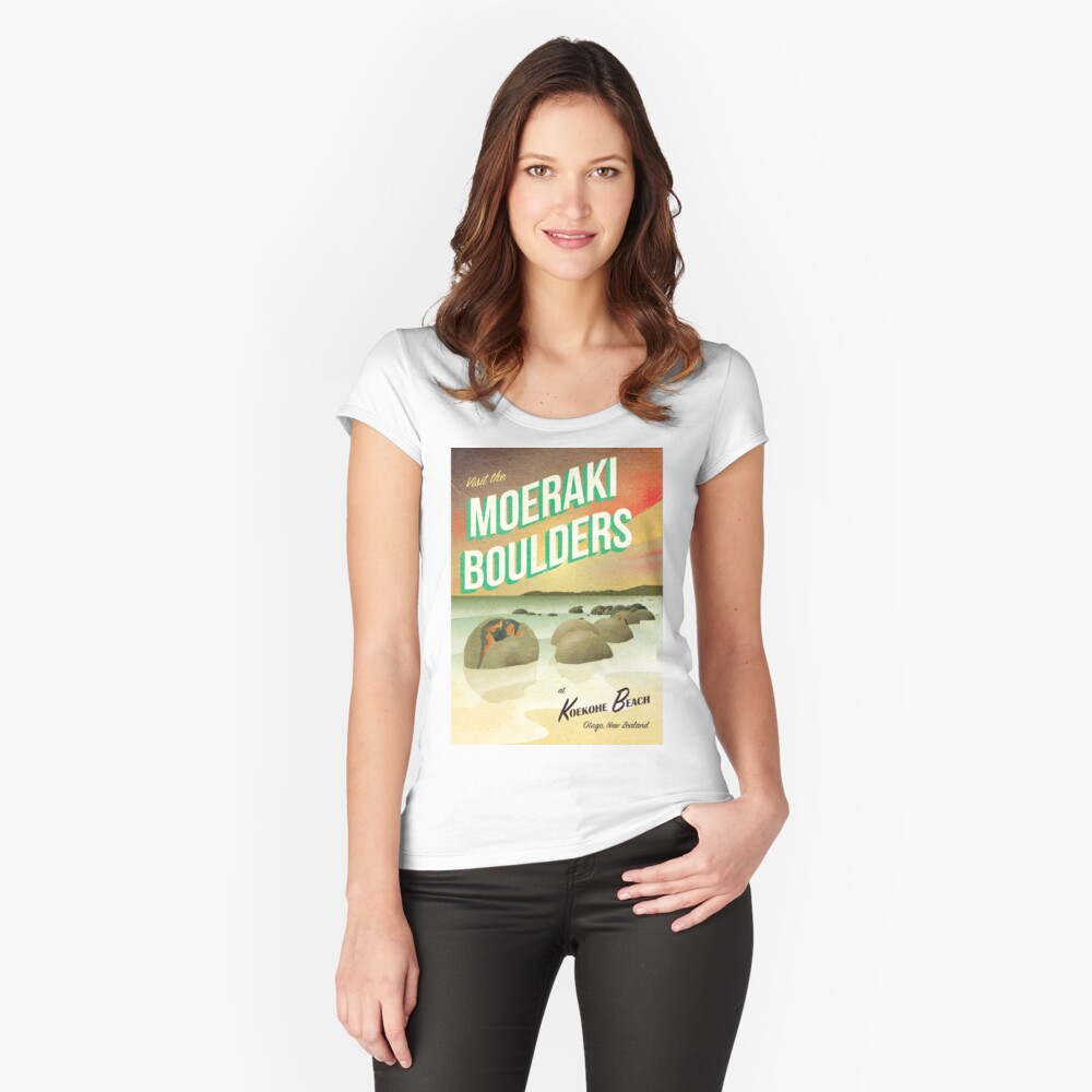 Item preview, Fitted Scoop T-Shirt designed and sold by SpeckledWolf.
